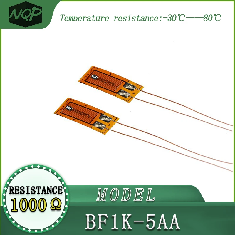 train Gauge BF1K-5AA, high precision, resistive type, with a resistance value of 1000 ohms, used for load cells.