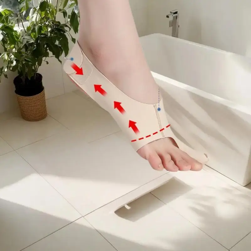 1Pcs Adjustable Hallux Valgus Corrector – Lightweight Toe Separator and Ankle Support for Use with Footwear