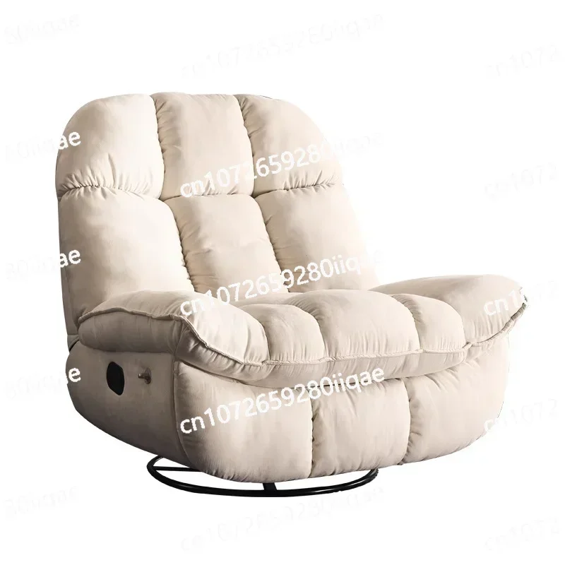 Electric rocking chair sofa adult home living room leisure rotating lazy chair multi-functional eggshell rocking chair recliner