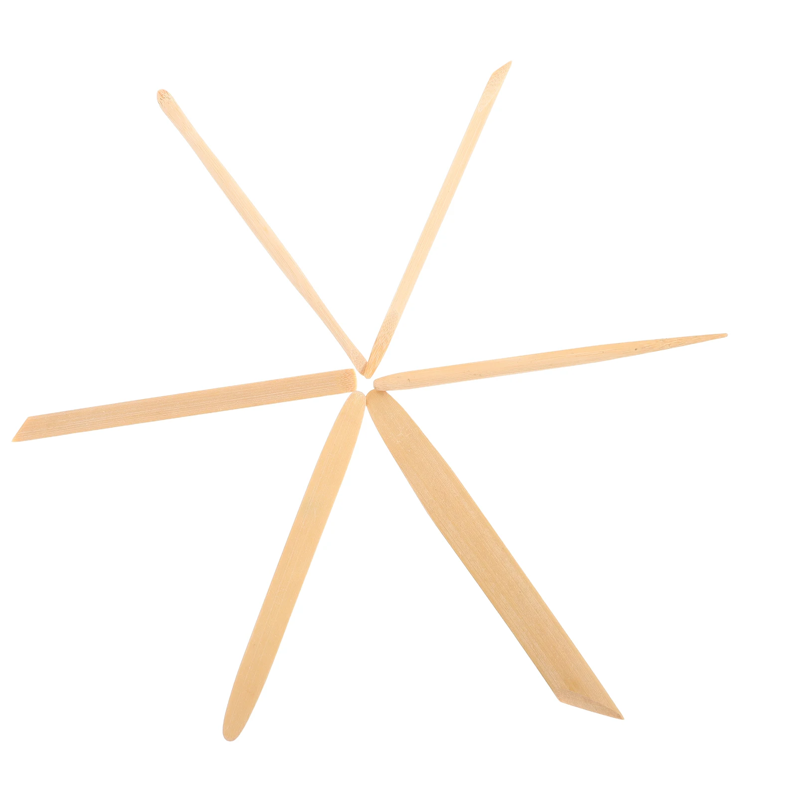 

6 Pcs Pottery Tools Clay Sculpting Bamboo Ceramic Kids Modelling Kit Detailed Models Polymer Clay Tool Set Sculpture