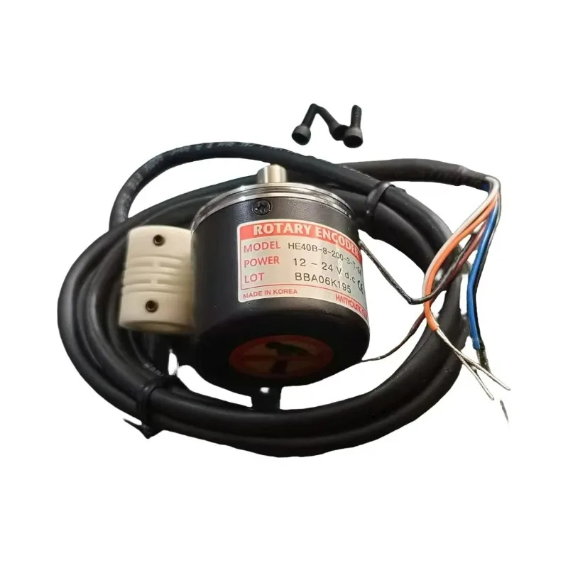 Optical Encoder HE40B-8-100-3-T-24 2024 New Original Incremental Rotary Encoder 220V Pulse Output Speed Angle Sensor