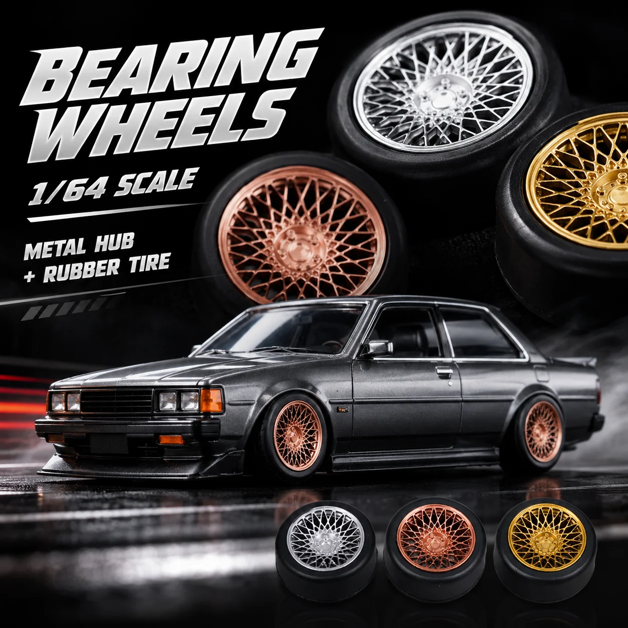 X-Scale 1/64 モデルカー用ラバータイヤ、ブレーキ - Tire Insert Foam のレビューと価格