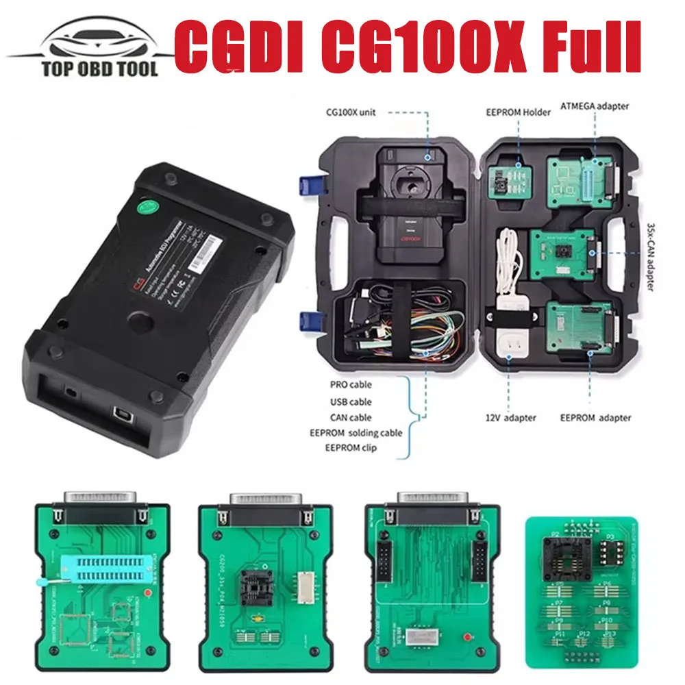 Original CGDI CG100X New Generation Programmer Reset Milea ge Adjustment and Chip Reading Full Version Support Free Download