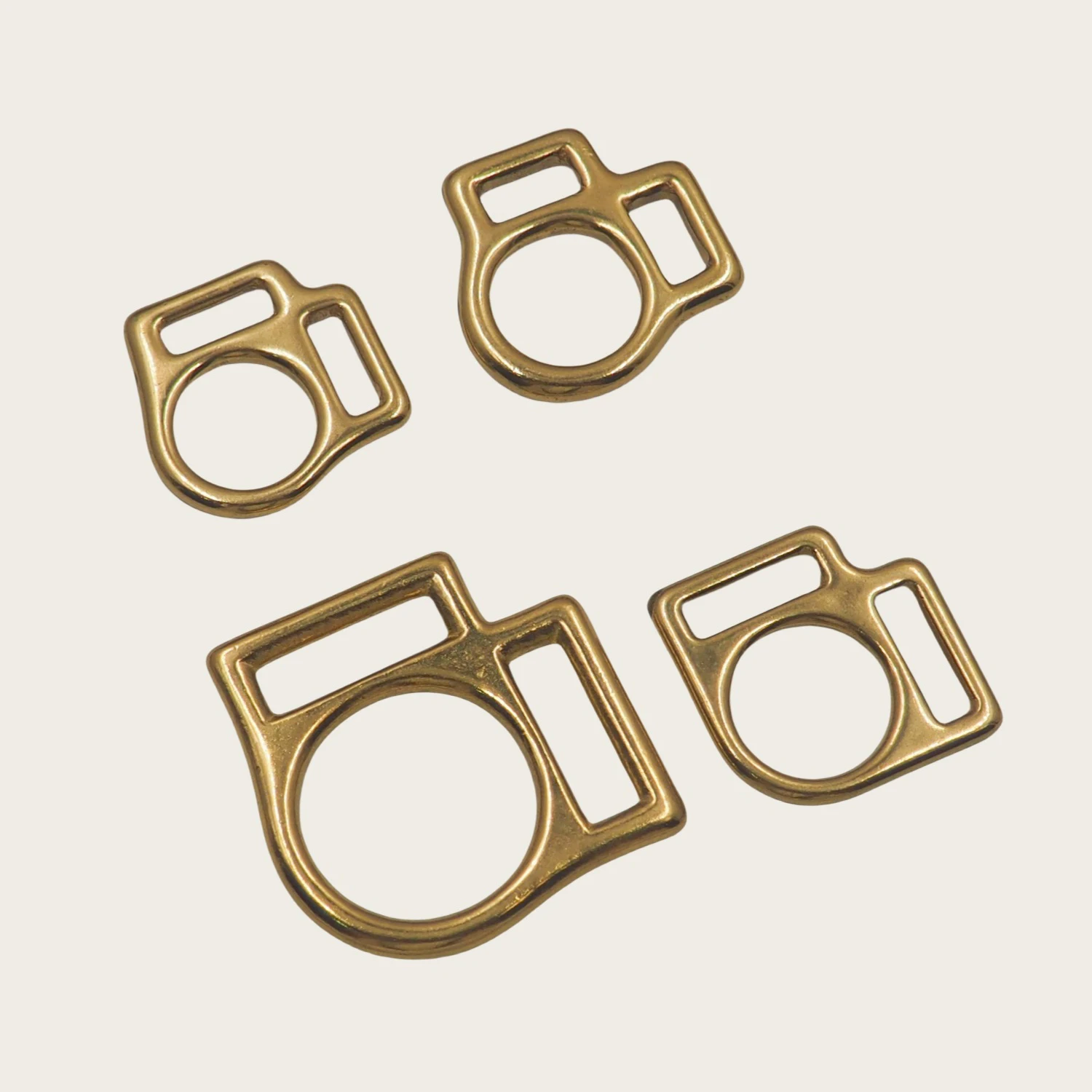 1Piece Brass Saddle Three-Way Buckle Chain Link Fastener Horse Tack Halter Harness Bridle Buckle Bridle Hook Accessories