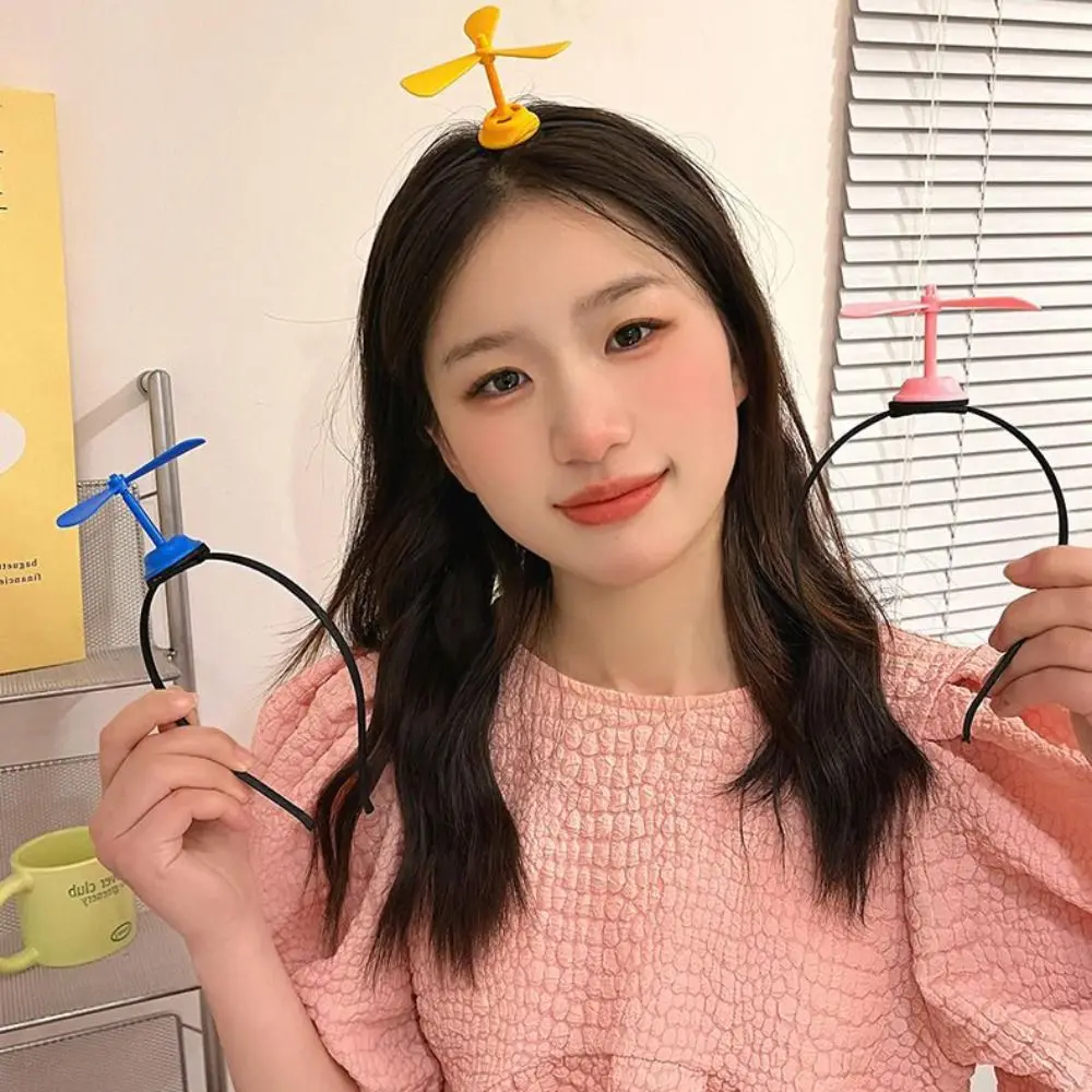 

Cute Windmill Shape Creative Hair Hoop Hair Accessories Fan Korean Style Headband Headdress Headwear Funny Hair Band Party