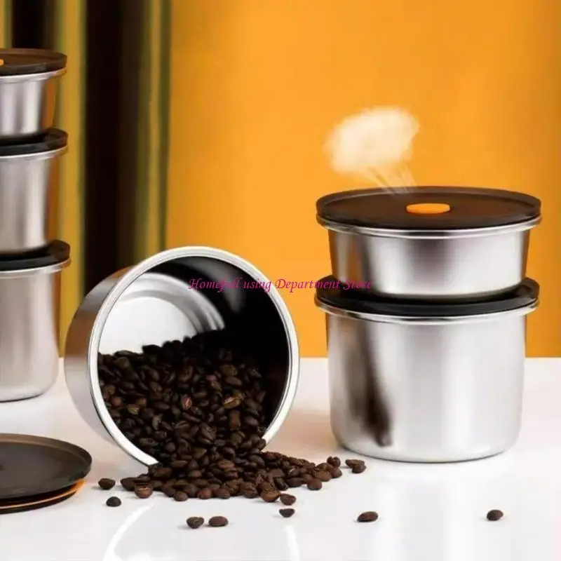 

Pack of 4 Seal Stainless Steel Container Lunch Holders For Freshness