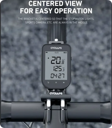 Imagen 2 del producto Soporte giratorio para ordenador de bicicleta CYCLAMI 360 para Go Pro 8-13 Insta360 X5/X4/X2 X3/GO 3S/Ace Pro 2/ace/DJI accesorios de cámara