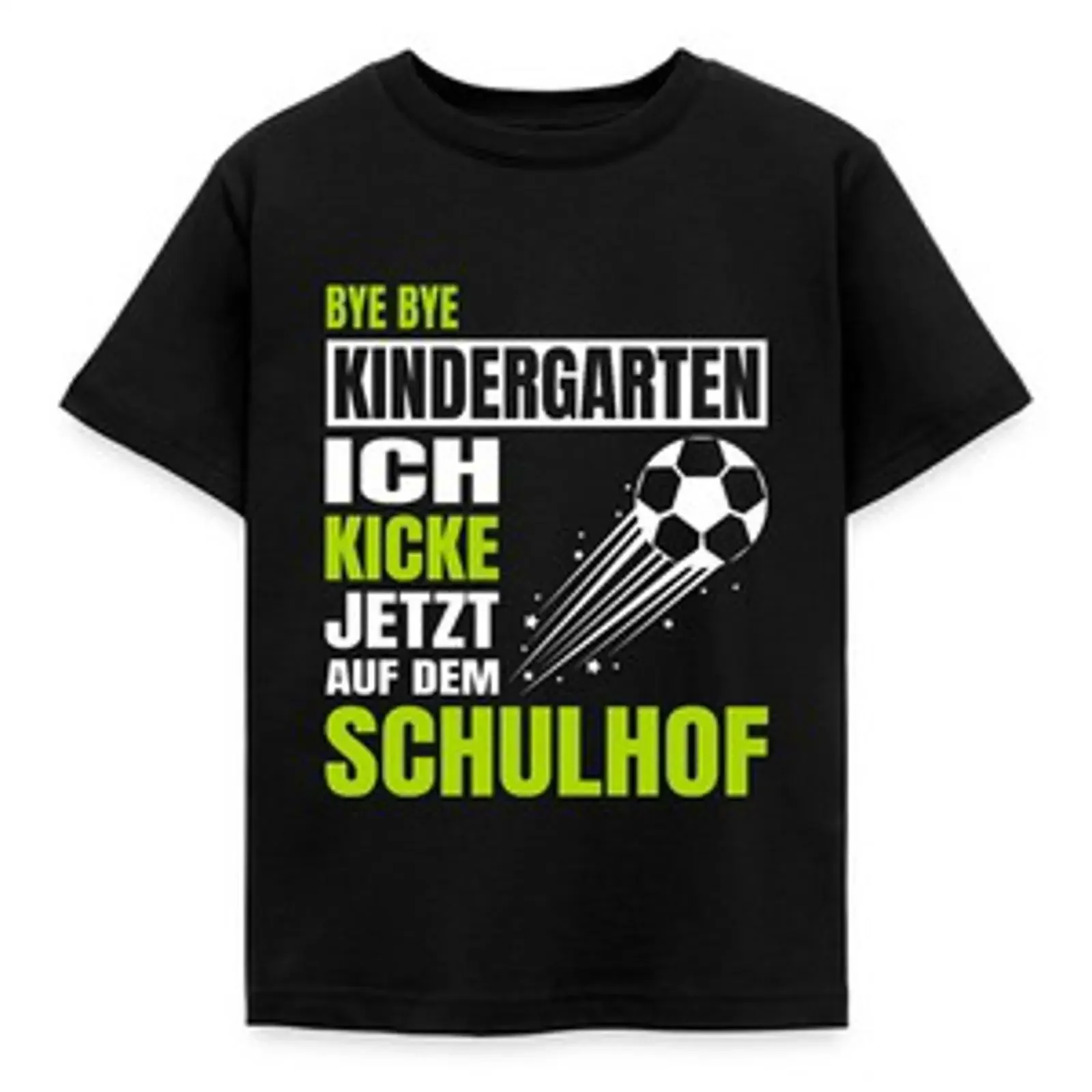 Bye Kindergarten Ich Kicke Jetzt Kinder T Shirt vintage Washed homme graphic Versatile fashion Slightly Comfortable streetwear