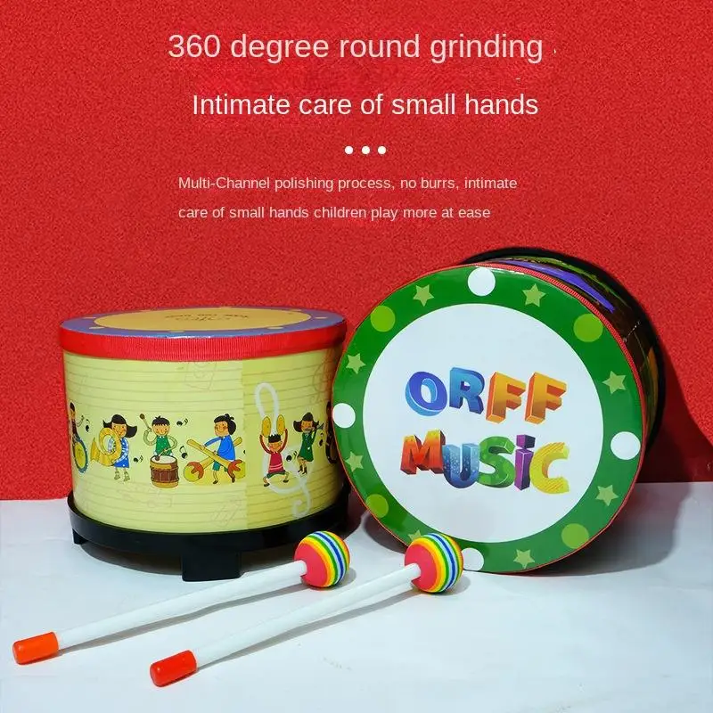 Orff Percussion Instrument South Korean Style Bass Drum Kindergarten Children Musical Early Education Teaching Aid Drum