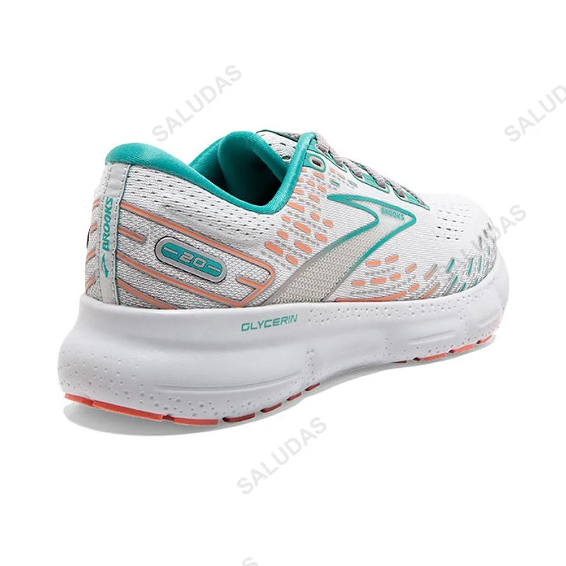 BROOKS Women Running Shoes Glycerin 20 Outdoor Casual Sneakers Non-slip Breathable Cushioning Fitness Tennis Shoes for Women