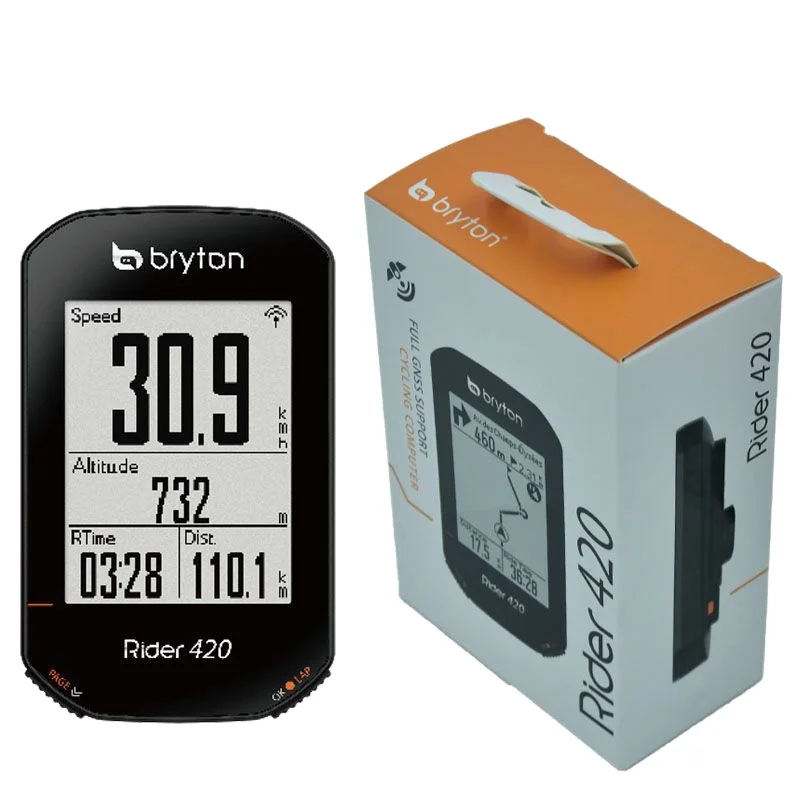 Bryton Rider 420 GPS bike computer, bike accessories, waterproof, wireless, speedometer, camera, Velo Route