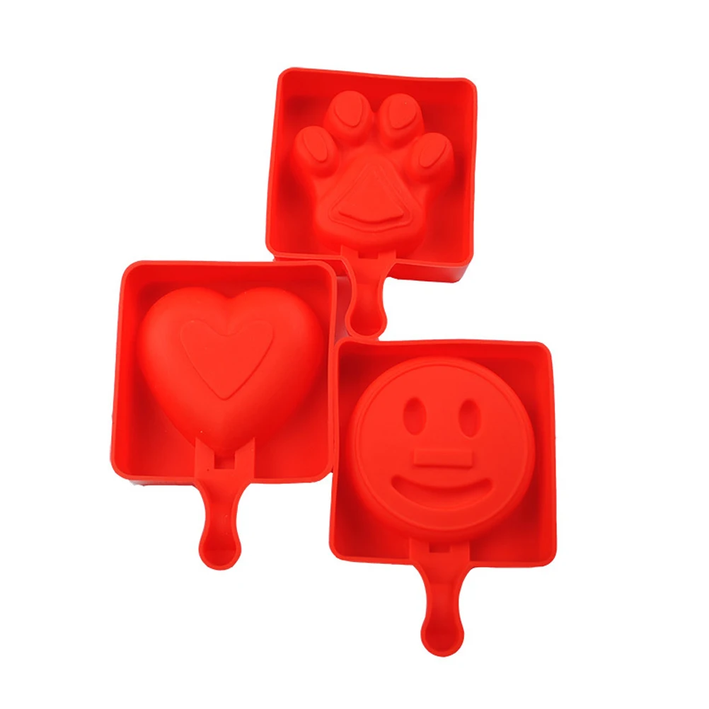 

Ice Cream Mold Mini Ice Maker Cube Tray Cartoon Silicone Mould BPA Free Approved Reusable Non Toxic Eco Friendly Kids Snacks