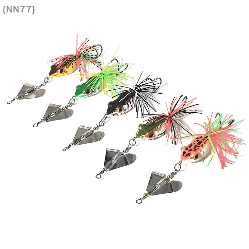 【NN77-M3】4.5cm 10.3g Thailand Wind Hard Bait Thunder Frog - Wind Leaf Road Runner Hard Bait for Blackfish Fishing Lure