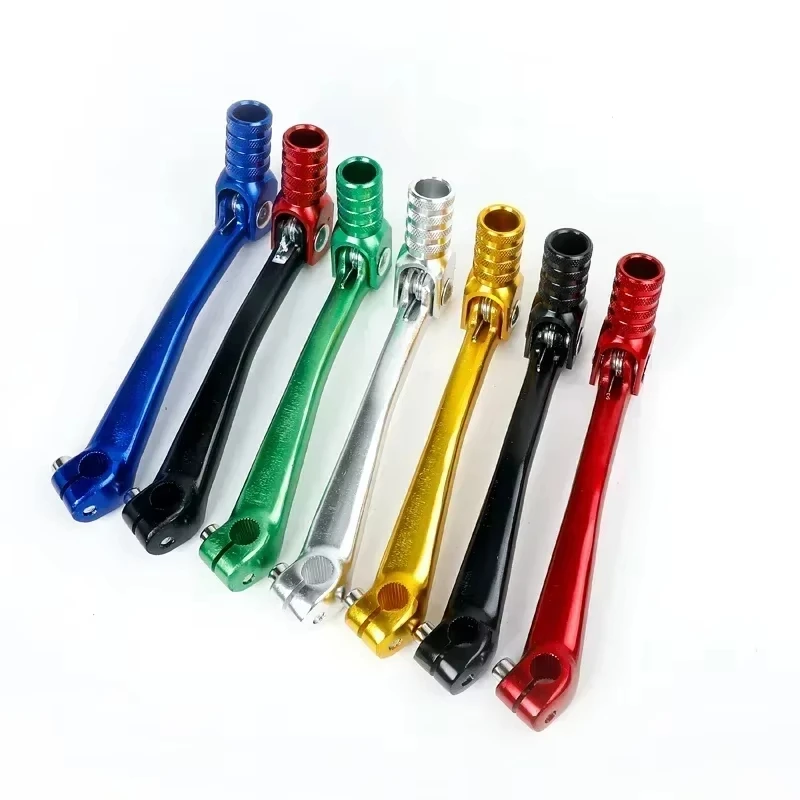1pc CNC Aluminum Folding Gear Shift Lever For KTM Suzuki Yamaha Kayo 50 110 125 150 250cc ATV Dirt Pit Bike Replacement Parts