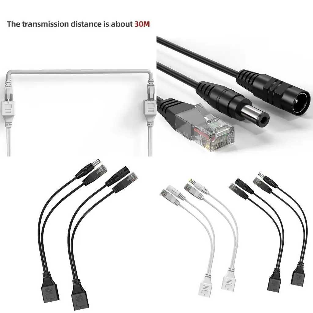 31BA Networking Passive PoE Injector and Splitter for Wireless Access Point Phone