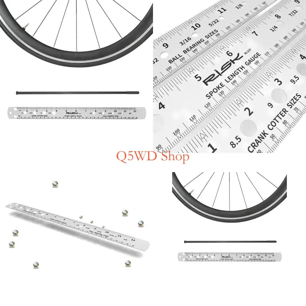 q5wd-ワイヤースポーク長さ測定定規-デュアルスケール付き-マウンテンロードバイクスチール用