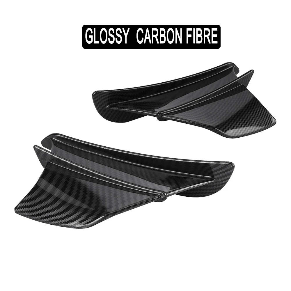 Para yamaha suzuki kawasaki honda bmw aprilia ducati triumph universal motocicleta winglet aerodinâmico asa kit spoiler