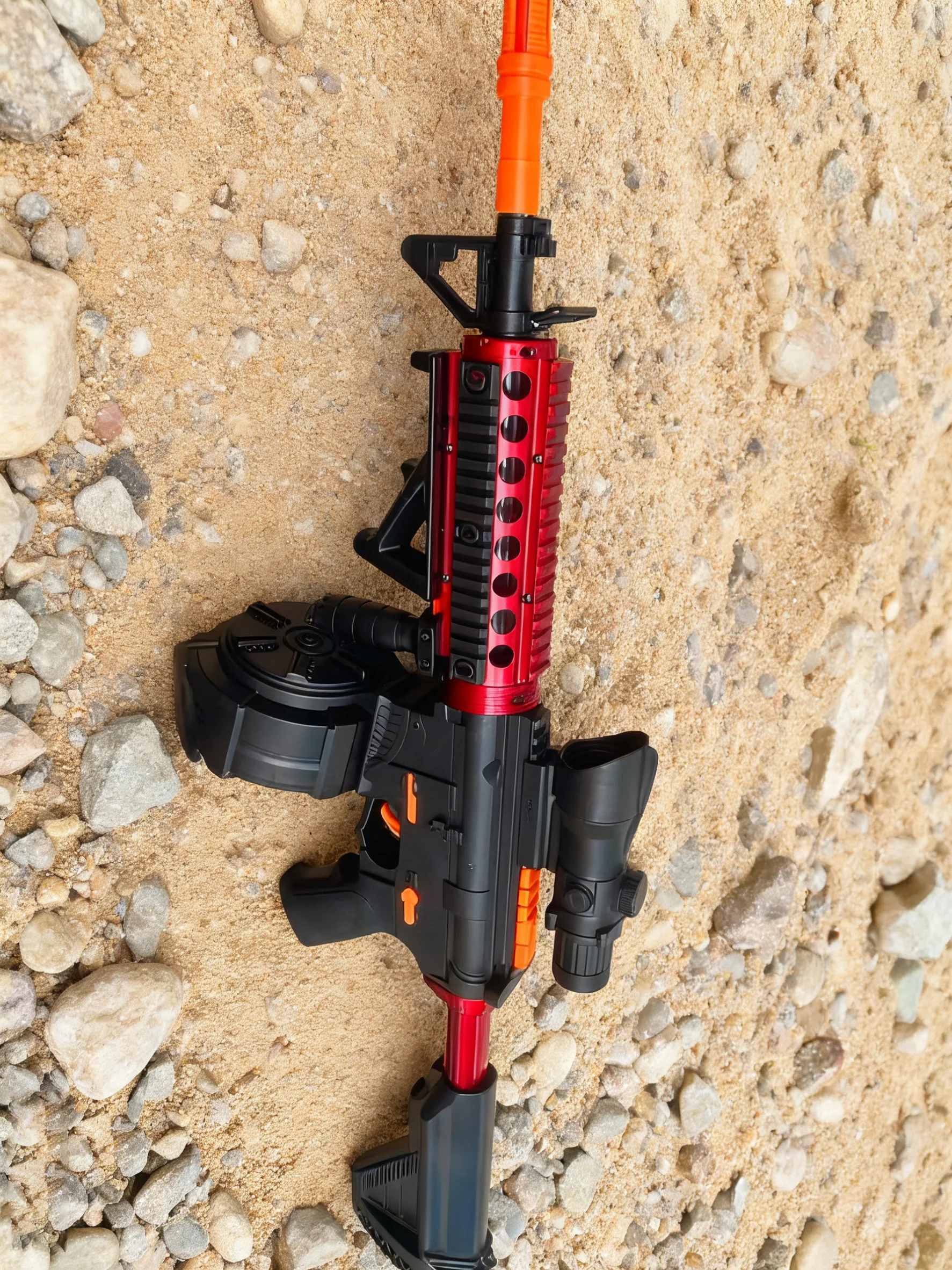 Pistola de chorro de bolas de Gel eléctrica automática, juguete de largo alcance para batalla al aire libre, juguetes de tiro de GEL ecológicos, regalo perfecto para adolescentes y adultos