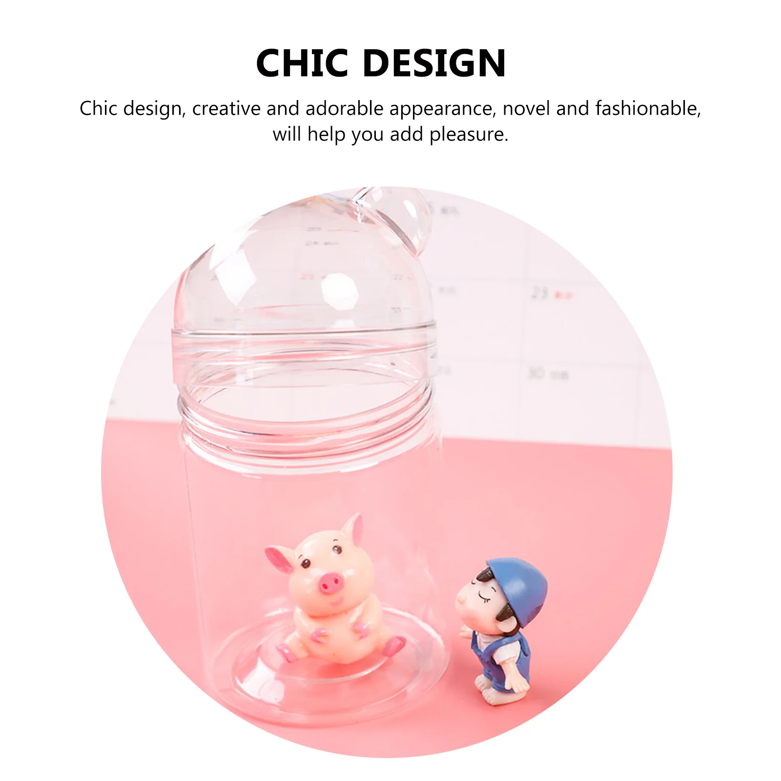 

8pcs Boxes y Boxes Practical Storage Jar Chocolate Adorable Plastic Case Child Gift Box Bag Packaging