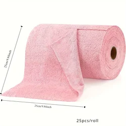 1 roll of 20 ultra-fine fiber cleaning cloth for kitchen, bedroom, bathroom, glass, absorbent, reusable, non stick oil towel