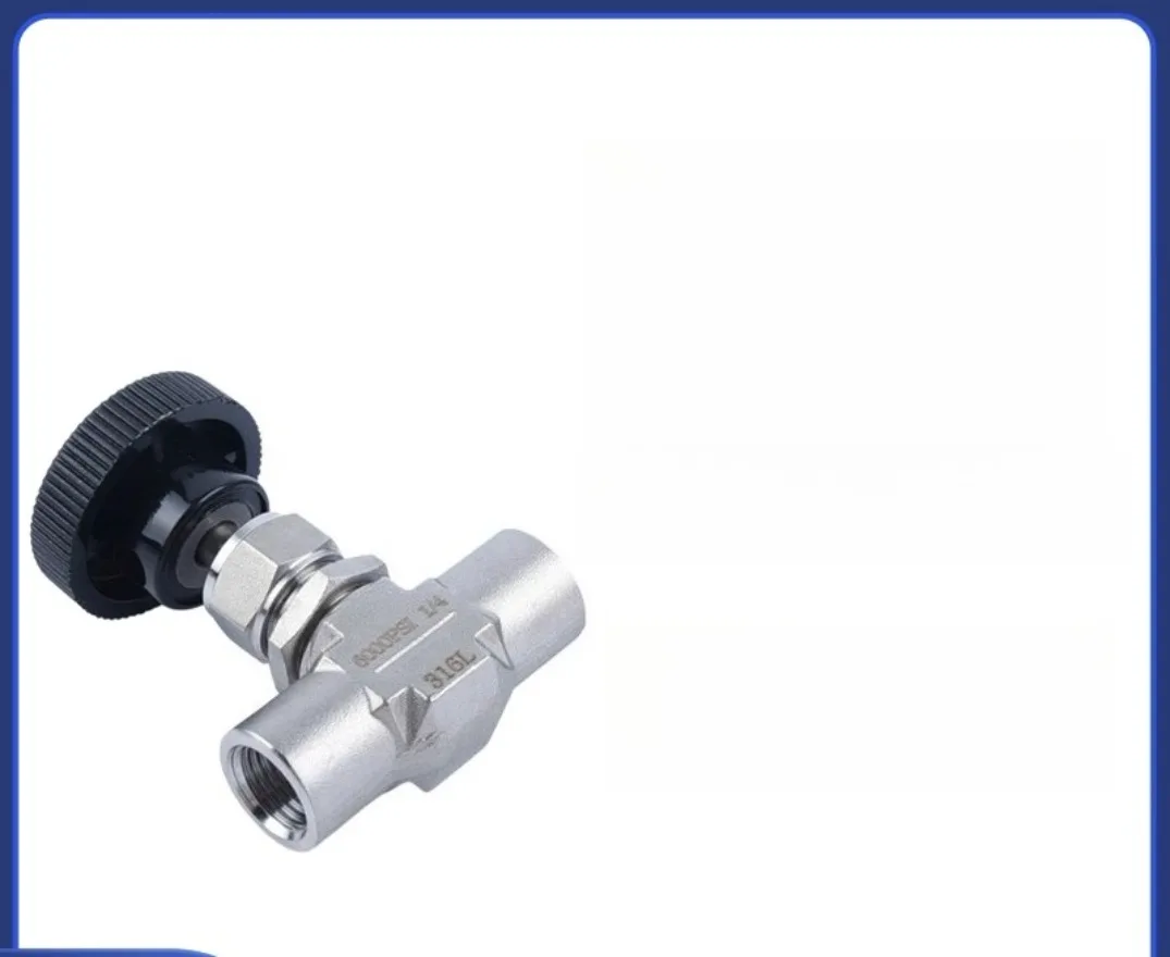 

1/4 "BSP Женский игольчатый клапан из нержавеющей стали 316, панель управления потоком, установка сопротивления давлению 6000 фунтов на квадратный дюйм