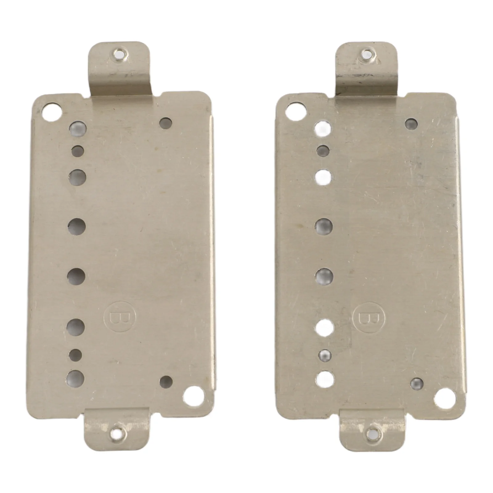 Guitar Base Plate Base Plate 2 PCS Accessories Alloys High Quality Humbucker 50mm Kit Set Silver Approx.9*5*2cm