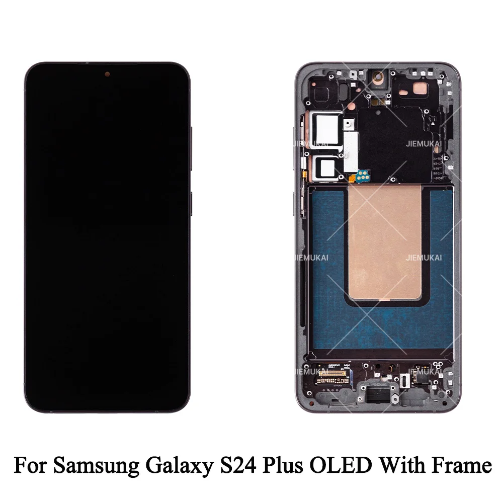 100% Tested AMOLED Lcd For Samsung Galaxy S24 Plus Display Touch Screen Digitizer Panel Assembly Lcd With Frame For S926B S926U