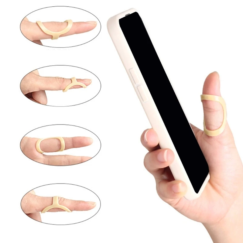 5Pcs Oval Finger Splints Finger Support Brace for Thumb, Index,Middles Finger