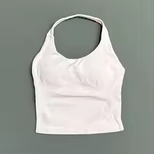 Performance Tank Tops Halters Strappy Seamless Workout Women - Pearl Pink