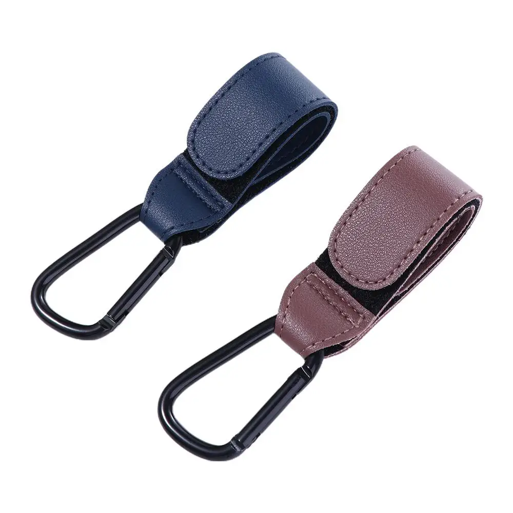 تدوير بولي Leather الجلود حقائب للحمل سبائك الألومنيوم حلقة تسلق حقيبة الطفل عربة هوك عربة هوك عربة السنانير مقاطع عربة المنظم #3