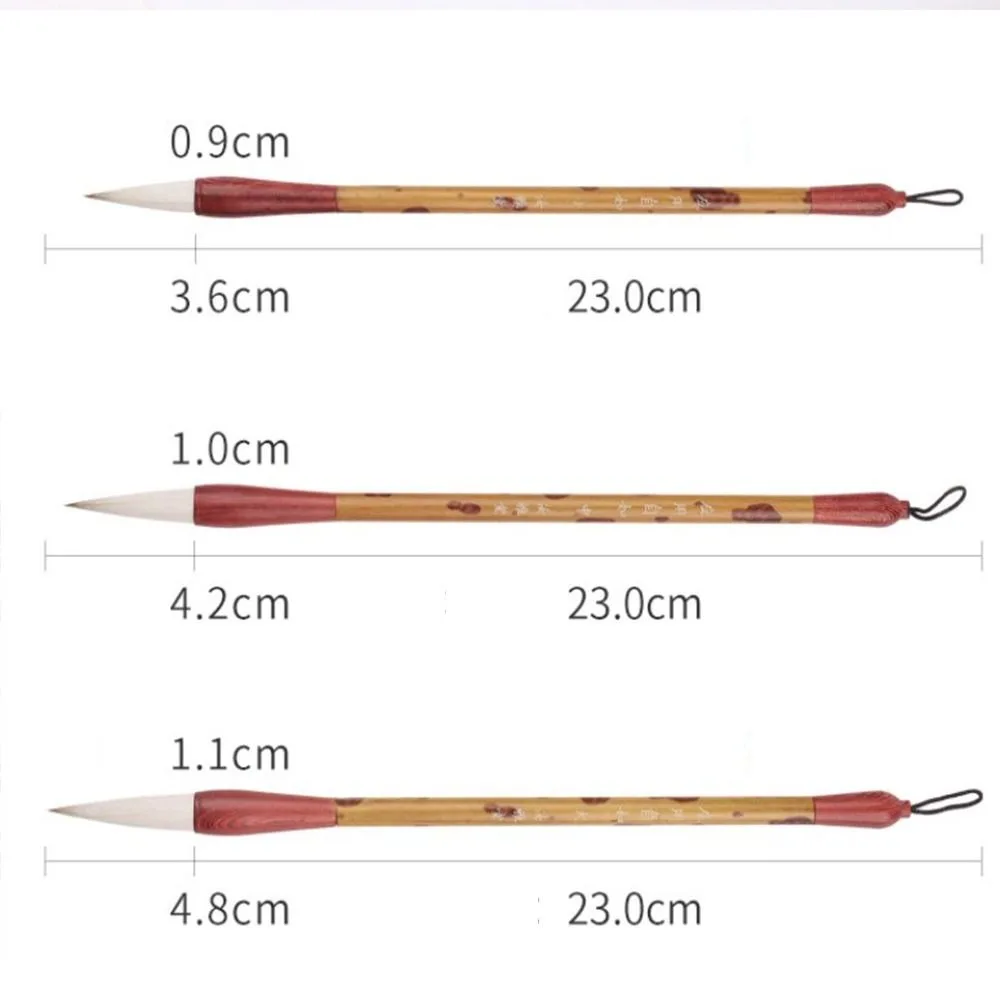 中国の書道ブラシ、ヤギの毛、オイルペインティングスクリプト、ライティングブラシ、伝統的なハイエンドのアートペイントブラシ