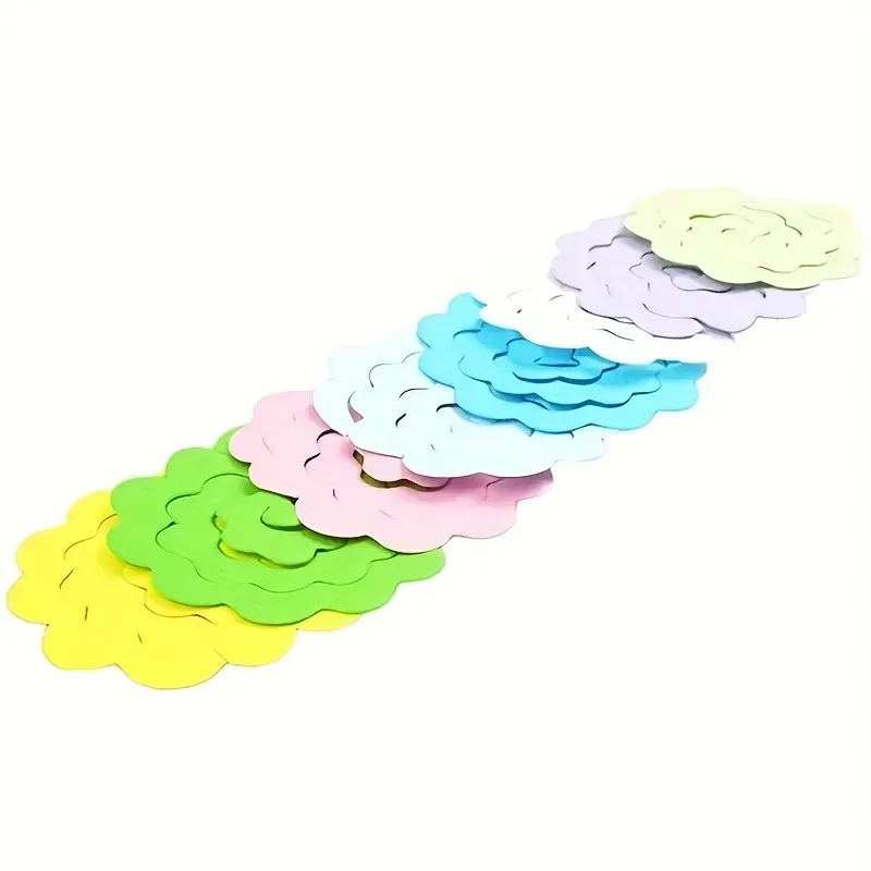 4 Packungen zufällig gefärbtes Rosen-Quilling-Papier, gemischte Farben, Origami-Bastelbedarf