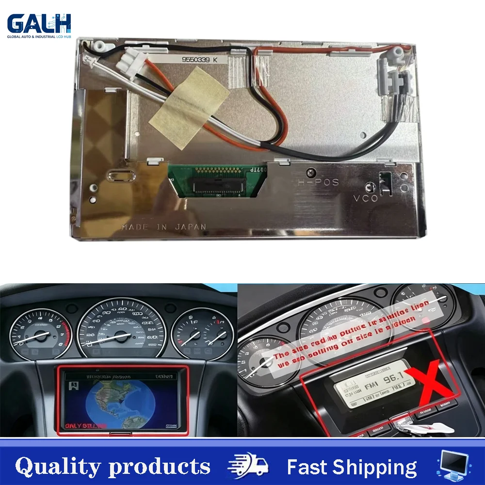 Original 6.5 Inch LCD Display Screen For Honda Gold Wing GL1800 2007-2013 Gauge Cluster Navigation Screen