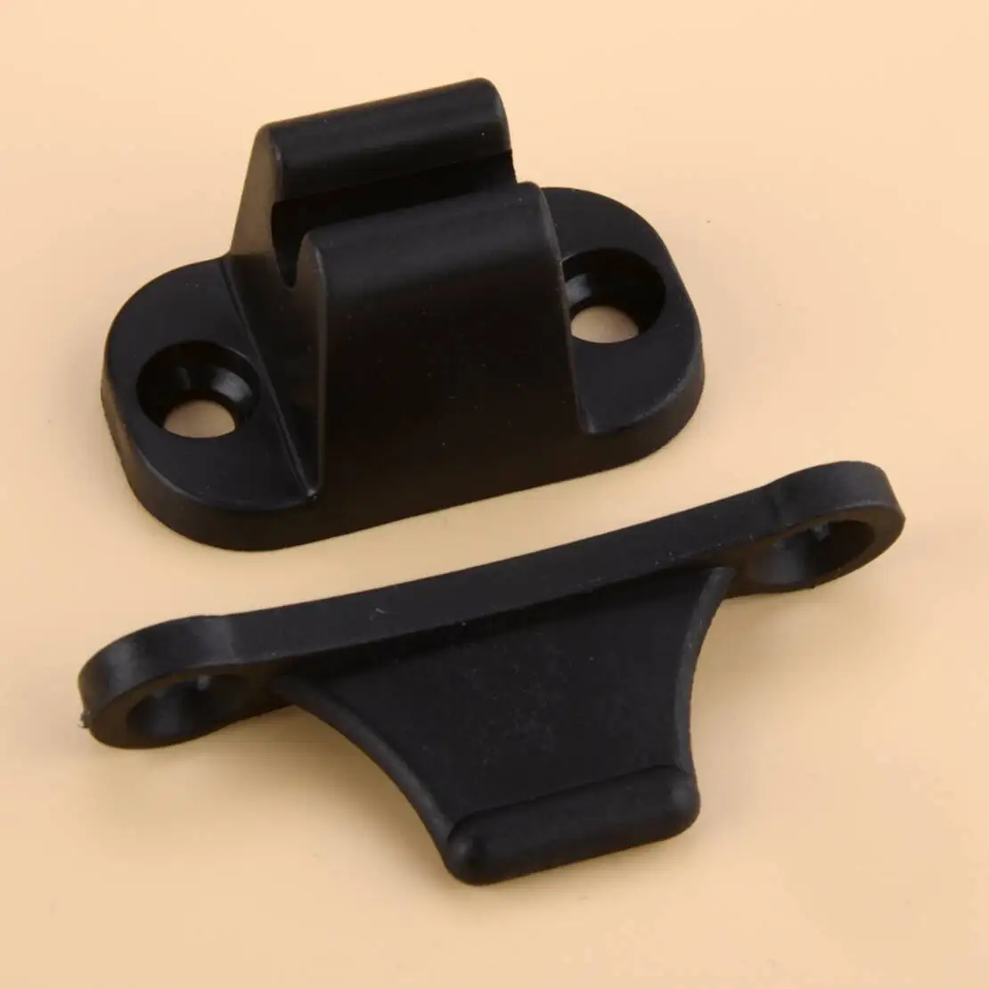 

Black Nylon Exterior Main Door Locker Catch Stop Retainer Holder RV Caravan Motorhome Camper