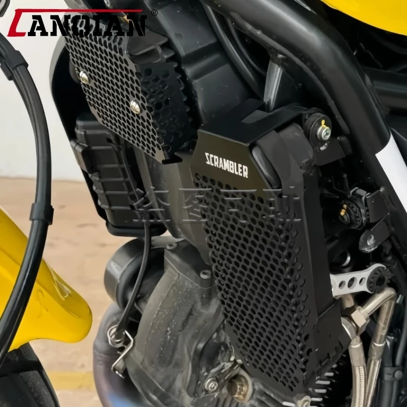 For DUCATI Scrambler 800 2015-2027 Scrambler800 Icon/ Full Throttle Nightshift 2023 Oil Cooler Grille Rectifier Guard Protector