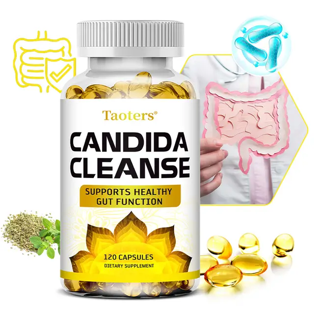 Candida Cleanse - Intestinal and Colon Support, Suitable for Men and