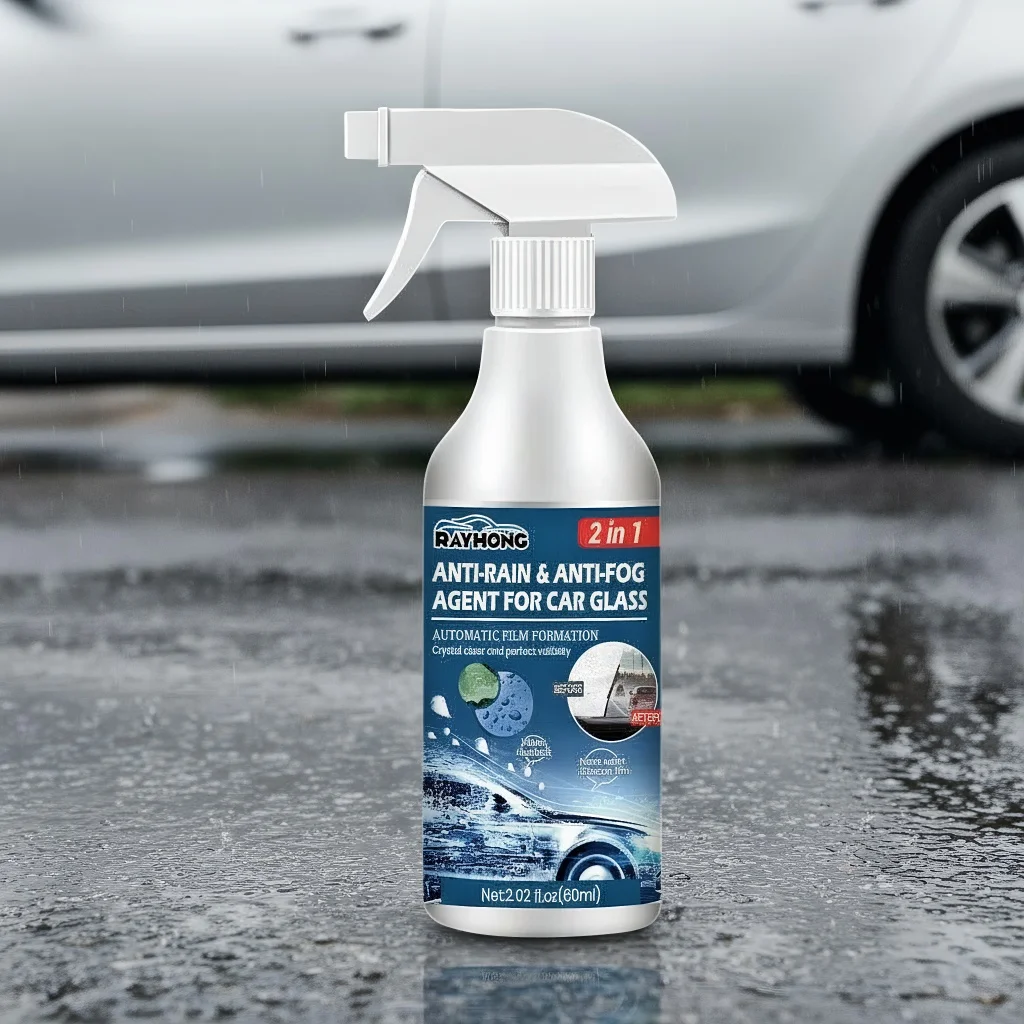 

Car Glass Anti Fog Repellent Spray with Waterproof Hydrophobic Coating for Windshield Protection