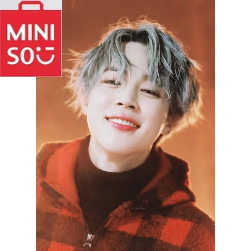 MINISO 5D لتقوم بها بنفسك المغني الساخن Kpop Jimin الماس اللوحة جدار الفن لغرفة النوم غرفة المعيشة مكتب ديكور المنزل المشجعين هدية