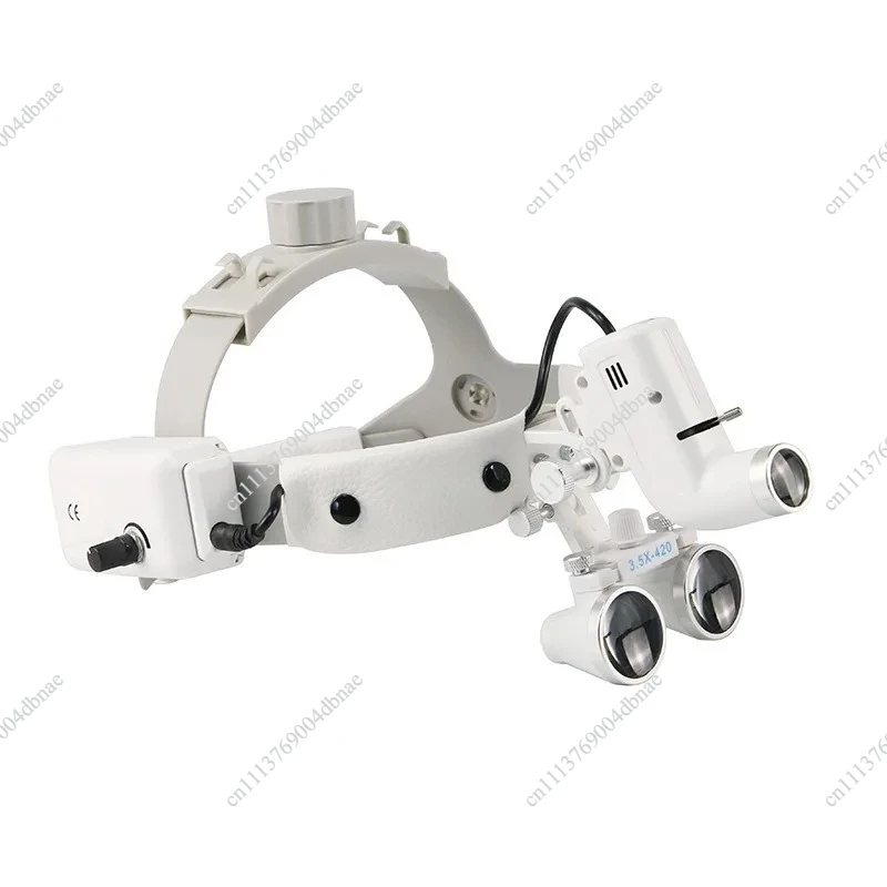 Dental medical head-mounted magnifying glass special strong light 5W headlamp