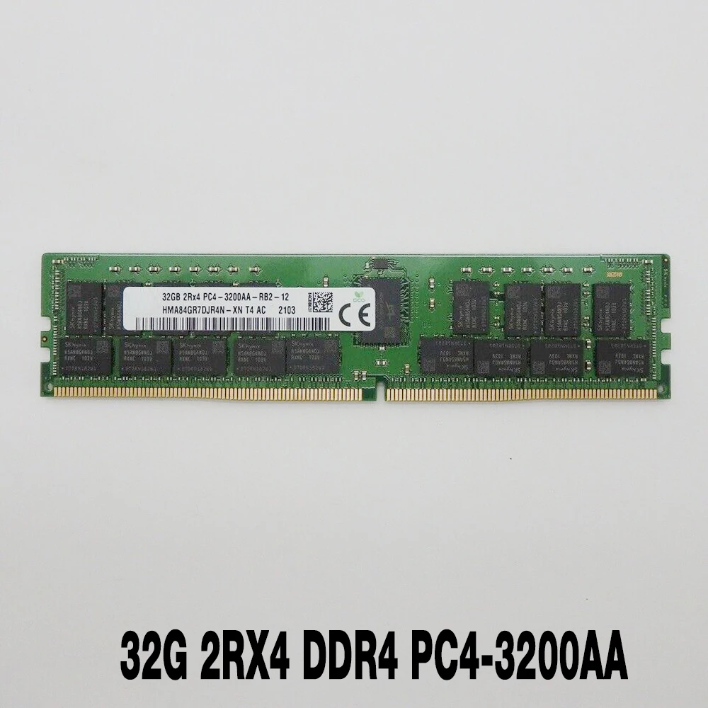 1PCS RAM 32GB 32G 2RX4 DDR4 PC4-3200AA ECC REG For SK Hynix Memory HMA84GR7DJR4N-XN