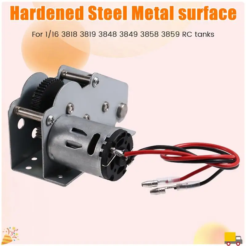 RC Car Full Metal Steel Gearbox For1/16 RC Tank 3818 Tiger I 3819 German Panther 3848 Panzer III L 3849 3858 3859