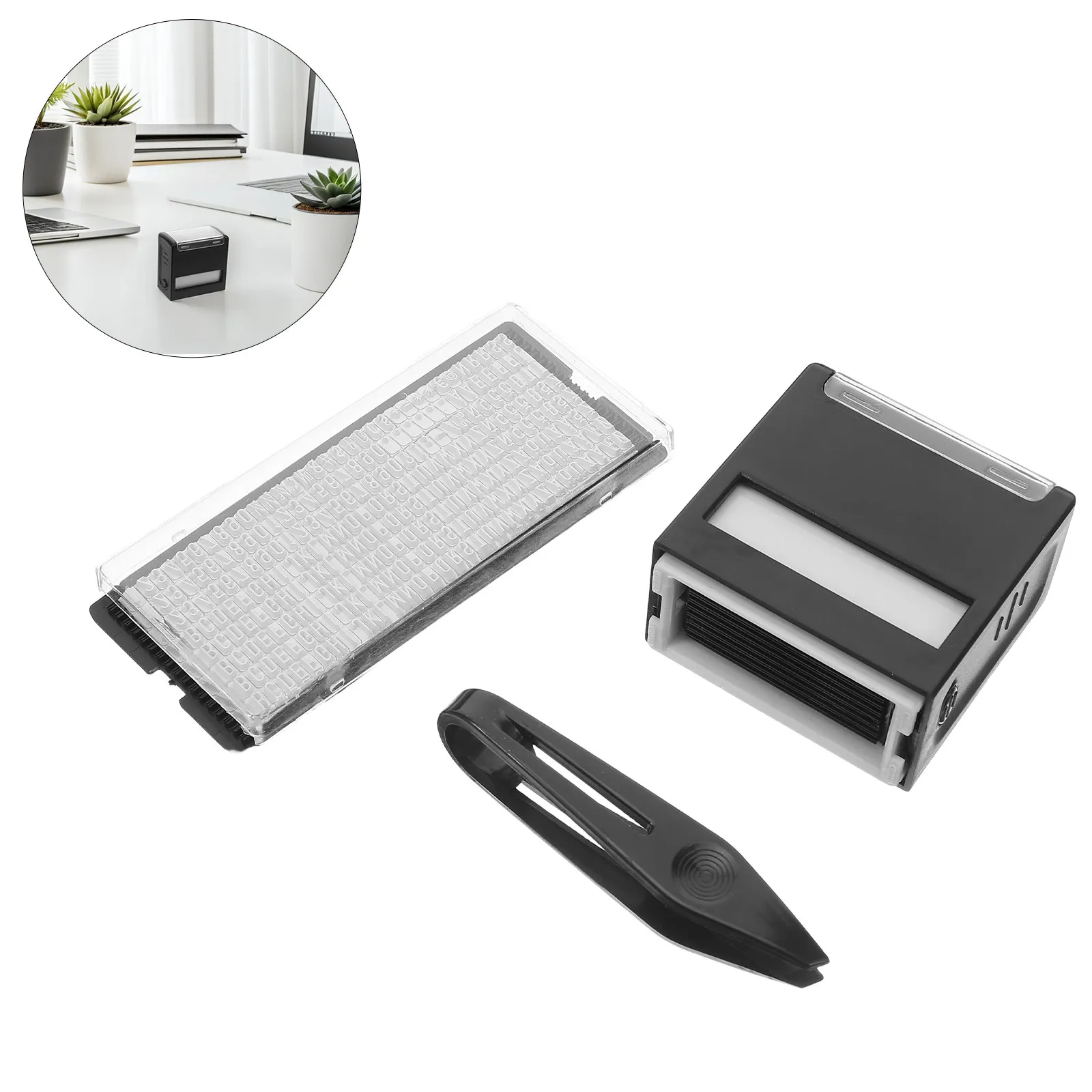 

Набор для самостоятельного изготовления самонаборных штампов из АБС-пластика, съемный, для офиса, школы, бизнеса, адресов, рукоделия, многоразовый.