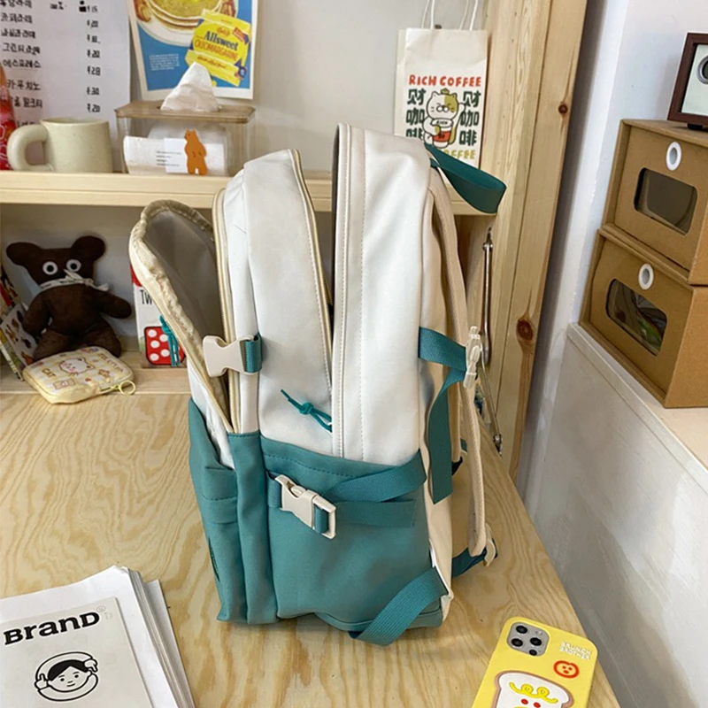 School Backpack for College Students Quality Nylon Waterproof Schoolbag Large Capacity Rucksack Travel Laptop Backpack for Women