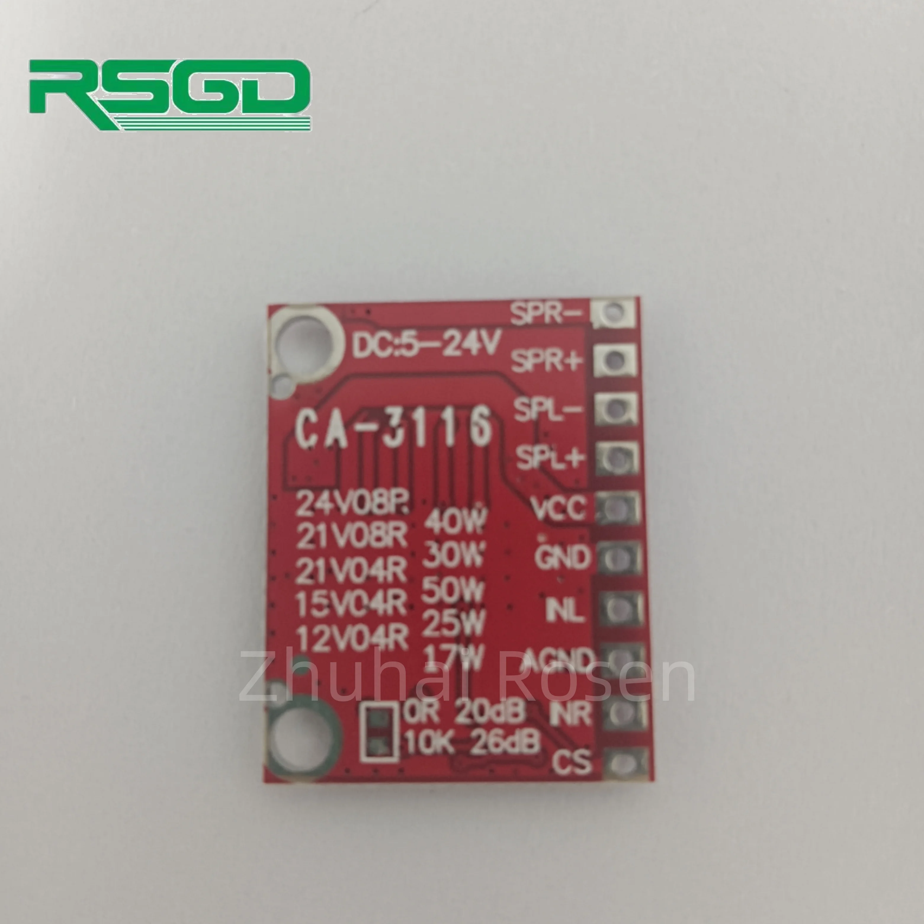 CA-3116 Digital Power Amplifier Board 50W+50W 100w DC 5V 12V 24V Dual Channel Audio Stereo Module In Stock