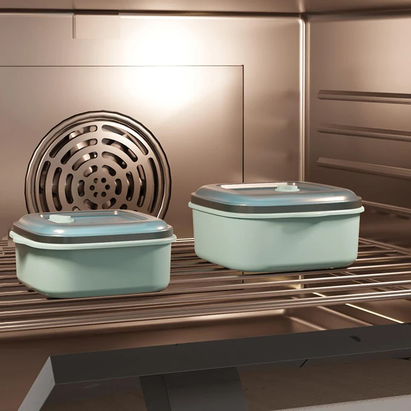 Square Food Storage Containers With Lid Fridge Meat Vegetable Fresh-Keeping Organizer Box For Kitchen Storage