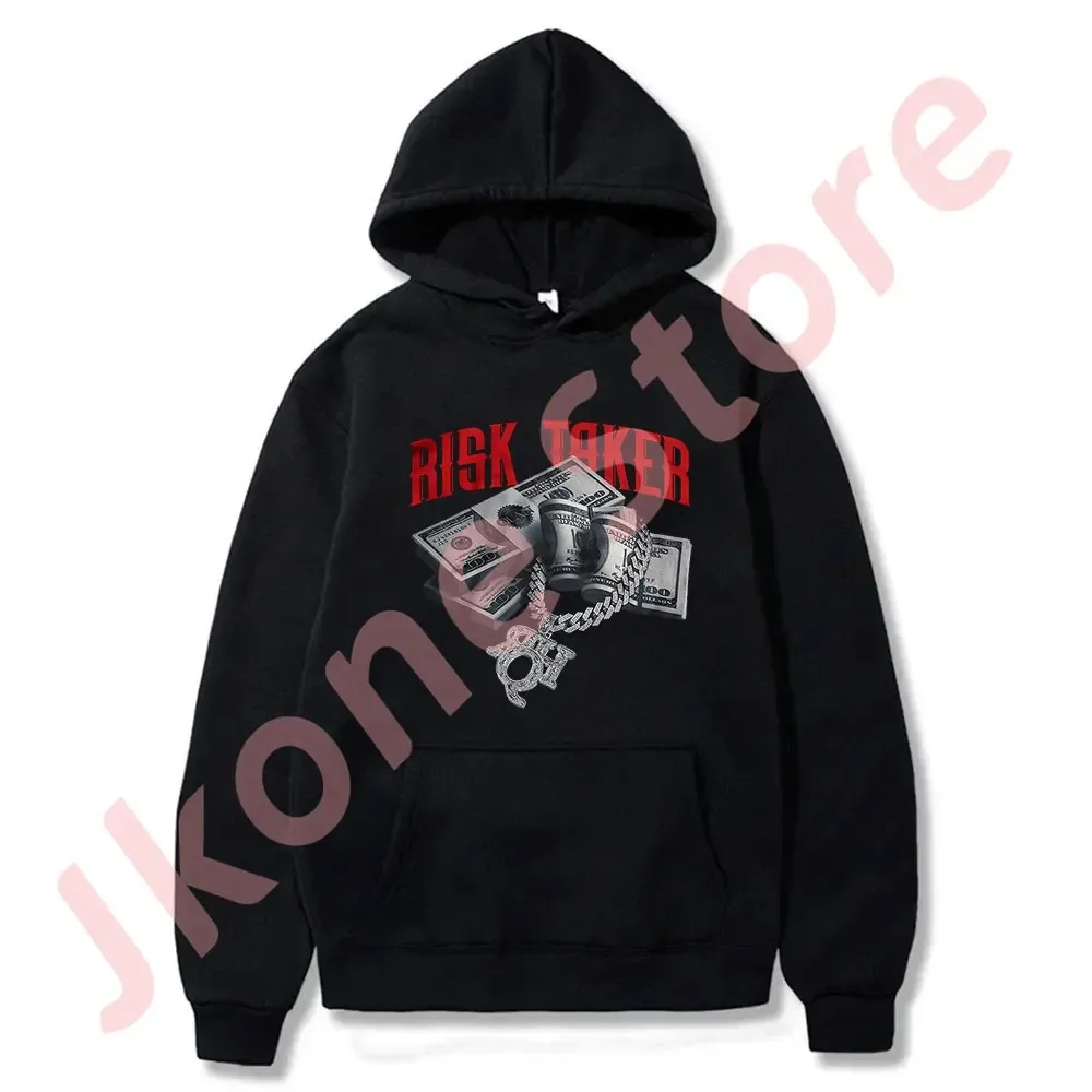 Rich Homie Quan Risk Takers Hoodies Merch Cosplay Women Men Fashion HipHop Streetwear Long Sleeve Sweatshirts