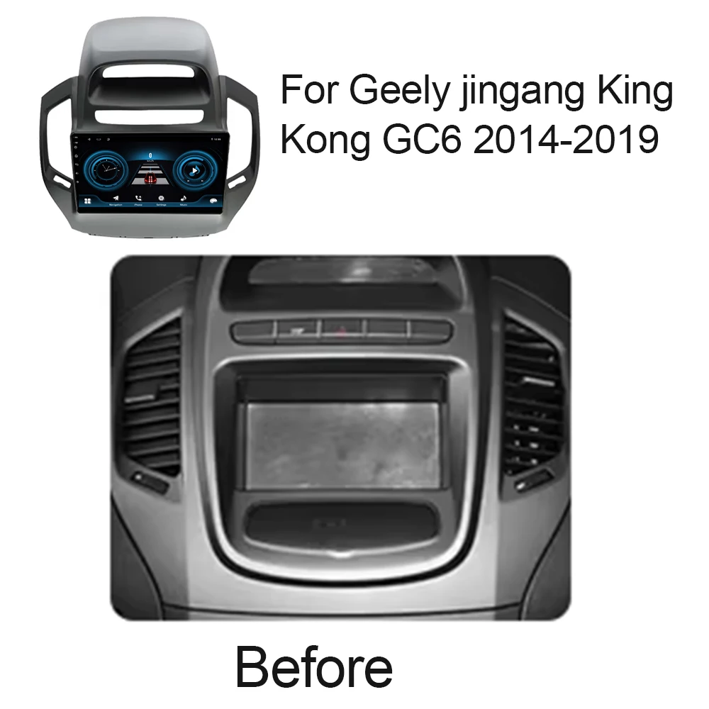 WIFI For Geely jingang King Kong GC6 2014-2019 QLED Screen Car Android Auto Radio GPS Navigation Multimedia Player No 2din DVD