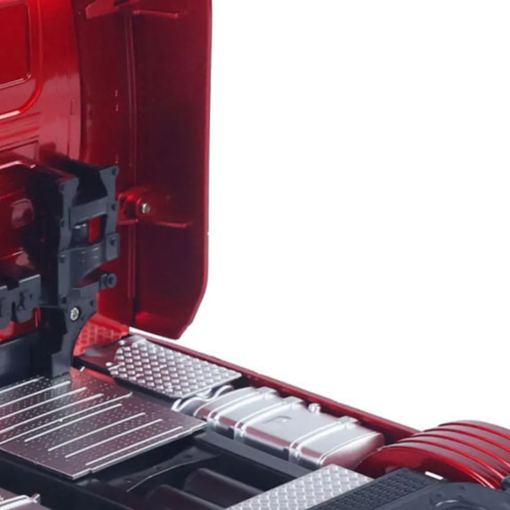 

US Sale 770S Plastic 1/18 RC Tractor Truck Toys Finished Model RTR 7.4V Battery 19CH Light Sound Effects Remote Control Car Toy