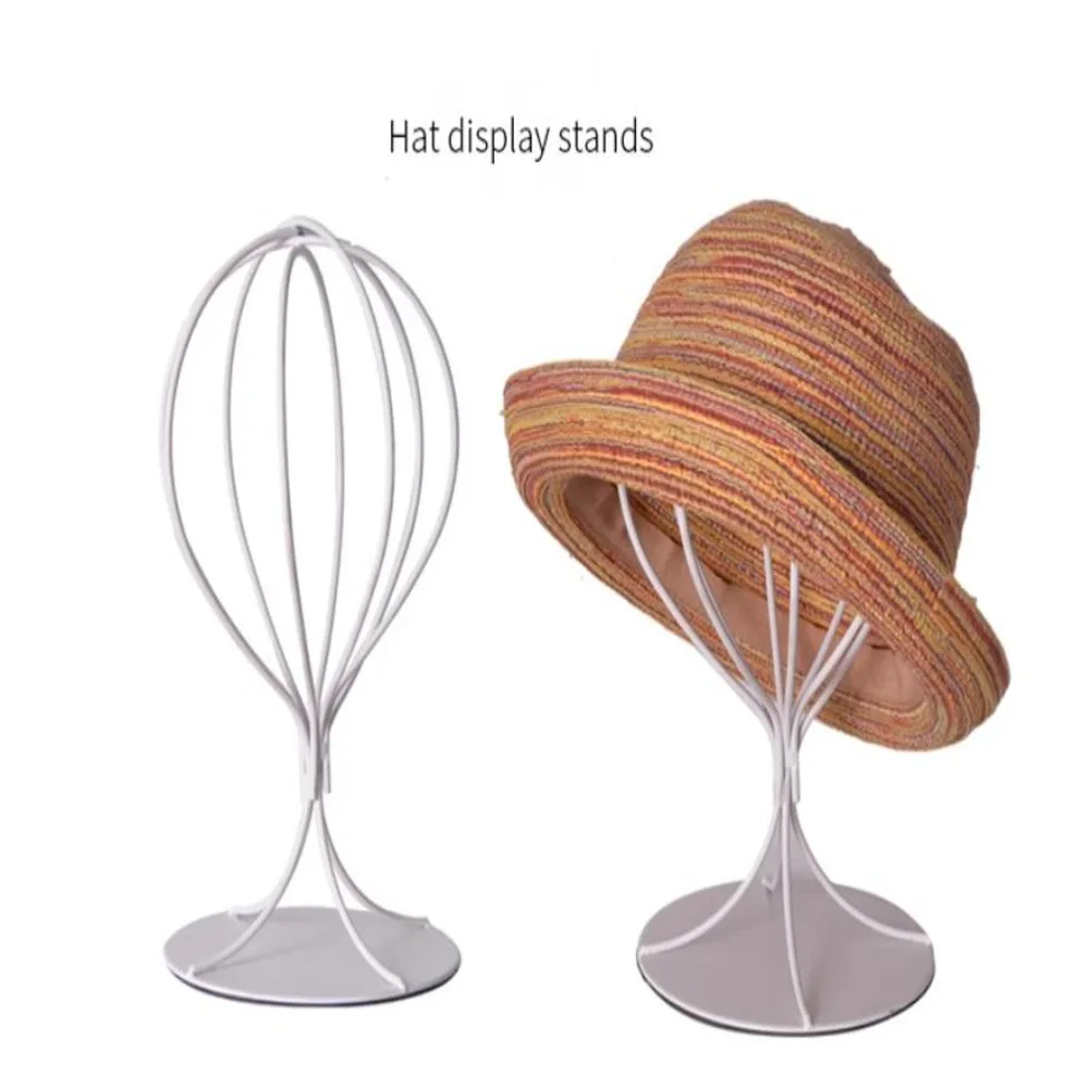 

1pcs Boutique Hat Display Showing Stand Mirror Surface Hat Holder Display Rack Cap Keeper Shelf Desktop Hat Holder Rack