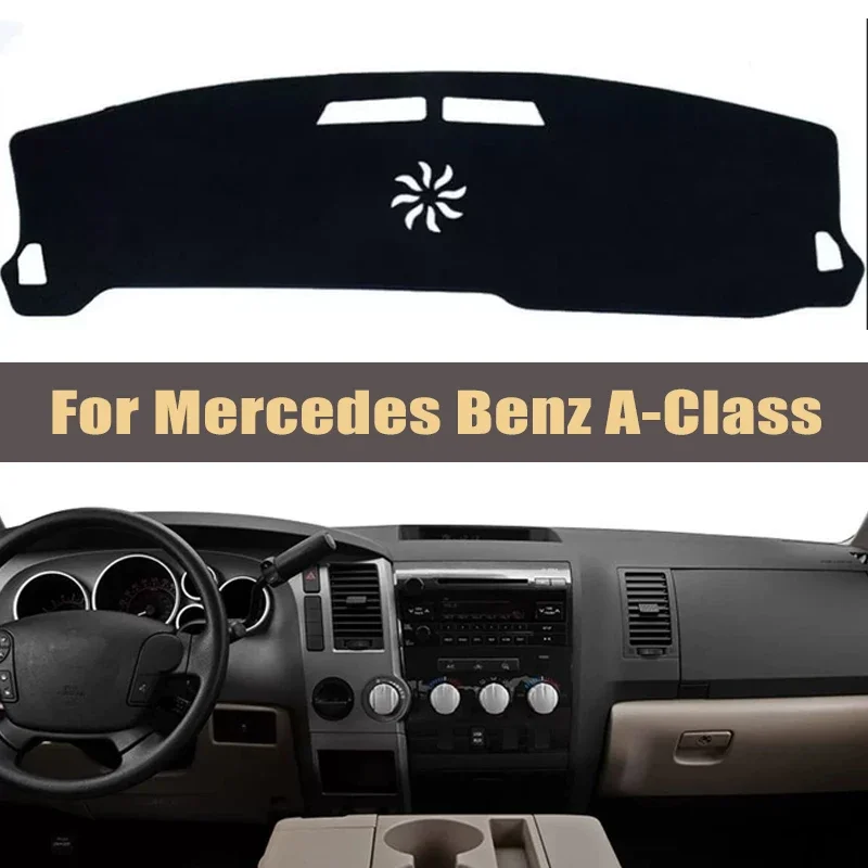 

For Mercedes Benz A-Class Car Dashboard Cover Sun Shade Mats Avoid Light Pads Instrument Panel Protective Car Accessories